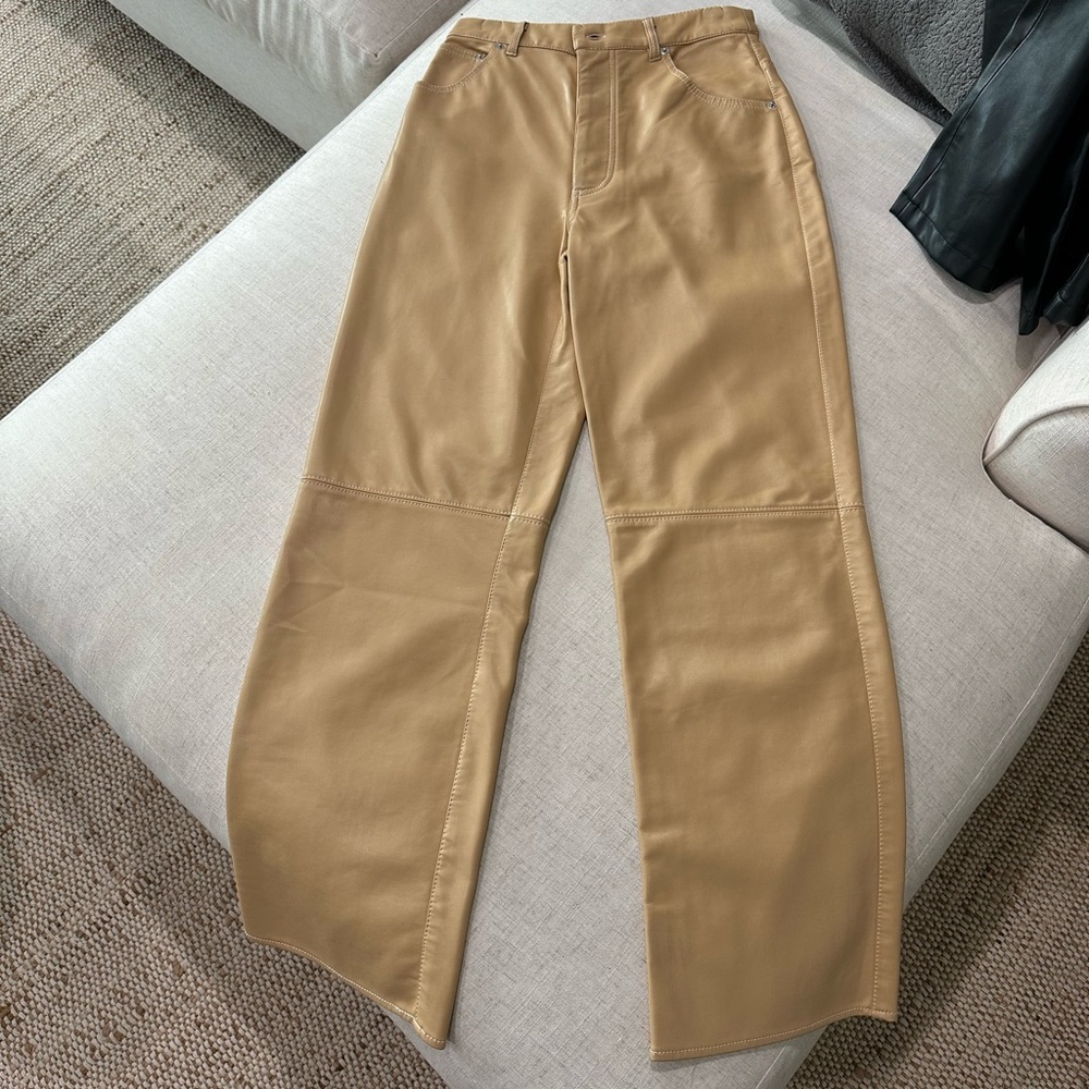 We The Free Vegan Leather Wide leg, High Rise, size 2
